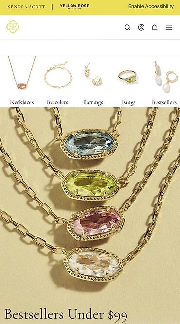 scott: Ювелирный комплект Kendra Scott США, новый комплект - Браслет — 6