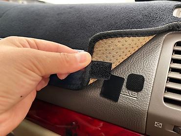 Аксессуары для салона: Алькантара Накидка на панель Lexus, цвет - Черный, Новый, Самовывоз — 7
