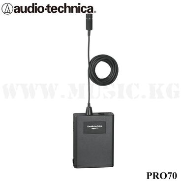 Вокальные микрофоны: Петличный инструментальный микрофон Audio Technica PRO70
