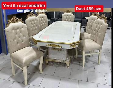 Elə indi sifariş edin! ⏰ Son endirim günü: 31 dekabr 🪑 *Masa dəsti lalafo.az -da Elə indi sifariş edin! ⏰ Son endirim günü: 31 dekabr 🪑 *Masa dəsti