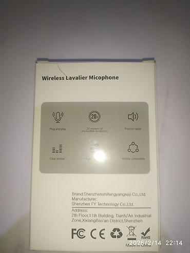 выносной микрофон для автомагнитолы: Peşəkar Simsiz Mikrofon (USB-C qəbuledici ilə) - Ağıllı çip — 6