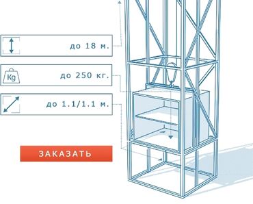 бу оборудование для ресторанов: Кухонный лифт. Производство на заказ от "кыргыз лифта". Для кафе и