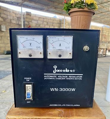 stablizatir: JacobS WN-3000W avtomatik gərginlik tənzimləyicisi (Automatic Voltage — 1