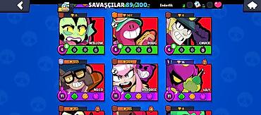 Digər: Brawl Stars hesabı – “Ken Kaneki” - Kupa: 24,570 (ən yüksək: 24,571) — 7