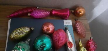 Yeni il oyuncaqları və bəzəkləri: Советские и немецкие игрушки для ёлки. 60 штук. все вместе 60 манат.т — 7