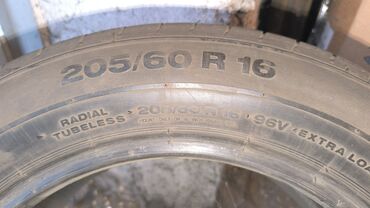 Шины: Шины 205 / 60 / R 16, Лето, Б/у, 1 шт, Легковые, Германия, Continental at lalafo.kg Шины: Шины 205 / 60 / R 16, Лето, Б/у, 1 шт, Легковые, Германия, Continental