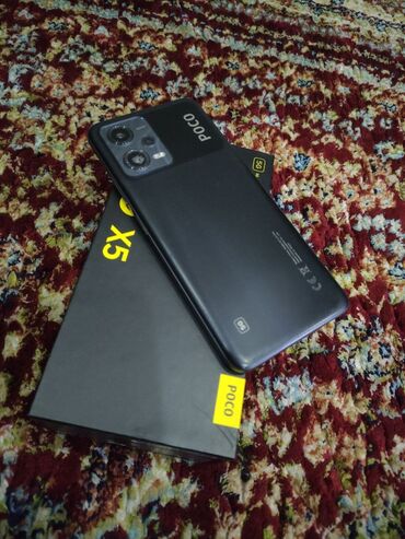 Poco X5 5G, Б/у, 256 ГБ, цвет - Черный, 2 SIM
