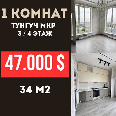 Продажа квартир: 1 комната, 37 м², Элитка, 3 этаж, Евроремонт