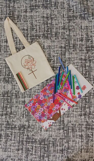 Digər: Əl işi bez çanta Məktəb,tətil və səyahətlər üçün çoxməqsədli Sifarişlə — 8