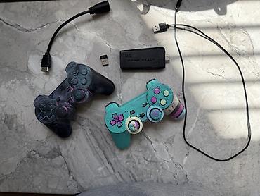 кастомная: Игровой ТВ-стик 4K Game Stick с двумя беспроводными геймпадами — 1
