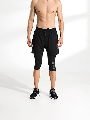 Шорты: Мужские шорты, 3XL, L, XL, Новый, цвет - Черный, Самовывоз — 2