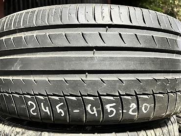 stud 100: Шины 245 / 45 / R 20, Лето, Б/у, 1 шт, Германия, Michelin — 1