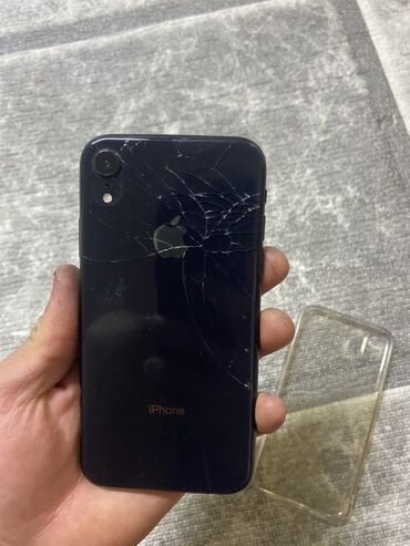 айфон: IPhone Xr, 64 ГБ, Черный, Чехол