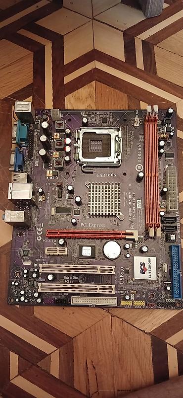 Настольные ПК и комплектующие: PC ehtiyat hissələri dəsti - Ana plata: ECS P4M900T-M2 (REV: 1.0) - — 2