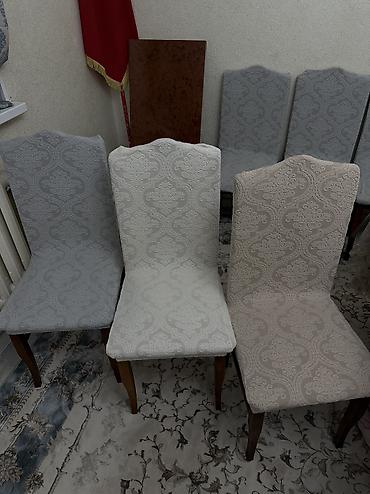 Чехлы для мягкой мебели: Чехлы на стулья с высоким спинкой - Эластичные чехлы на стулья без — 3