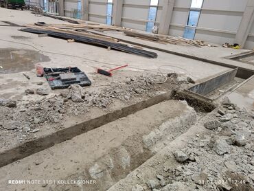 Beton işləri: Səssiz tozsuz səliqəli kəsim. Beton katlavan monolit kubik — 15