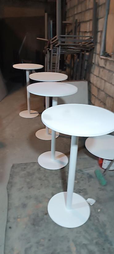 Mebel: Bar masası, Yeni, Açılmayan, Metal, Yumru masa — 2