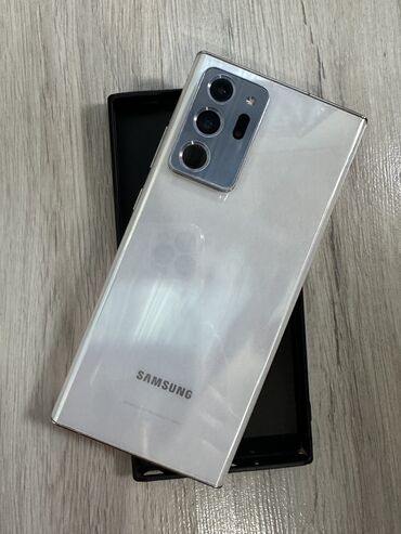 самсунг 20: Samsung Galaxy Note 20 Ultra, Б/у, 256 ГБ, цвет - Белый