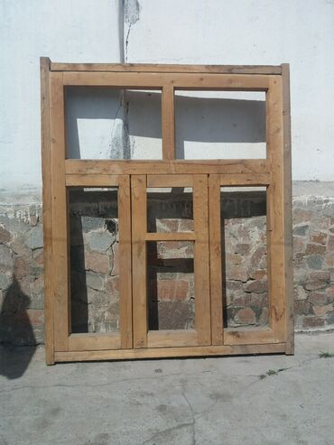 Шкафы: Продаю окны деревянные новую. Размеры длина 1м10см.высота1м35см
