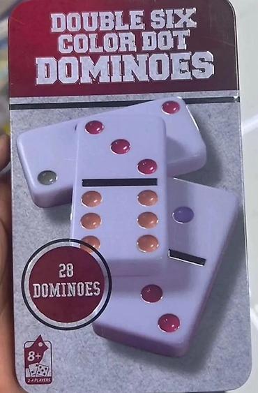 nerd dasi: Stolüstü oyunlar dəsti – domino, loto və zərlər - Domino: Taxta — 6