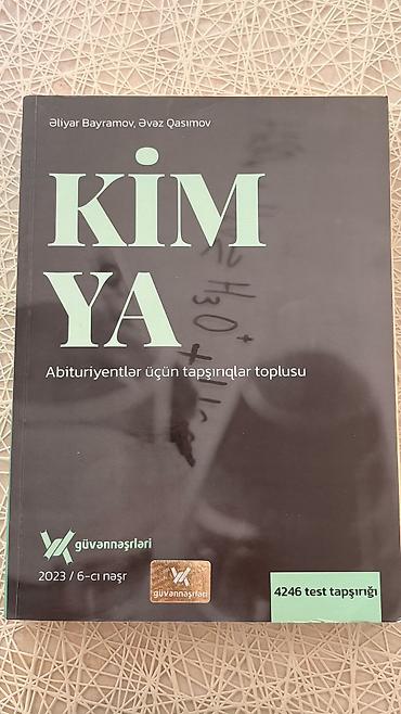 Məhsul: “Kimya – Abituriyentlər üçün tapşırıqlar toplusu”