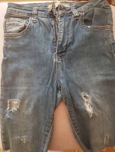 Хиджаб: Шорты, Bershka, S (EU 36), цвет - Голубой