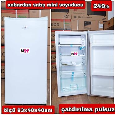 Mini soyuducu – anbardan satış. Xüsusiyyətlər: - Ölçü: 83×40×40 sm -