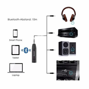 Pojačala i prijemnici: Bluetooth Aux Handsfre Receiver Tip interfejsa: 3,5 mm Veličina — 13