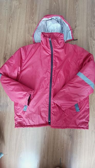 Kurtkalar: Qırmızı rəngli kişilər üçün qışlıq/yağışlıq jaket - Beden: 52 — 2
