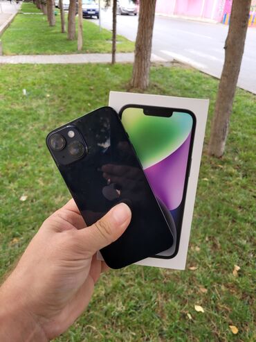 iphone 14 qiymətləri: IPhone 14, 128 GB, Midnight, Face ID