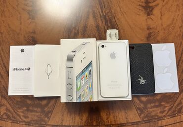 iphone x problemleri: IPhone 4S, 64 GB, Ağ, Zəmanət, Barmaq izi, Simsiz şarj