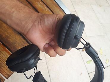 mikro nausnik satilir: İşlənmiş Simsiz (Bluetooth) Qulaqcıqlar, Marshall, rəng - Qara — 2
