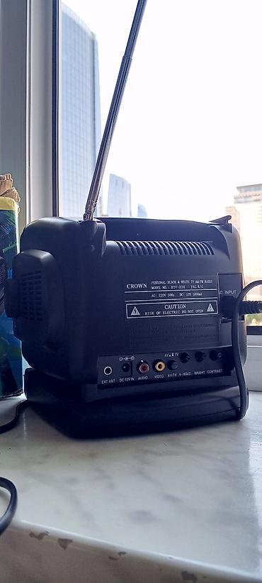 Digər TV və video məhsullar: Salam tecili Satiram Crown Portable 5.5 B/W TVteleviziya və AM/FM — 4