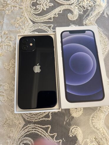 Audi: IPhone 12, 128 GB, Jet Black, Face ID, Sənədlərlə