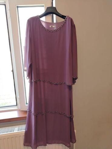 sifon koftalar: Ziyafət donu, Maksi, 5XL (EU 50)