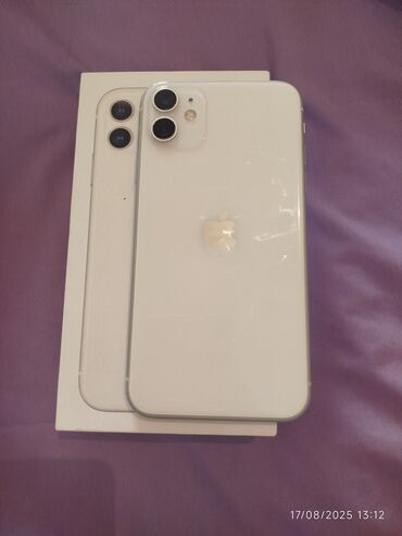 Apple iPhone: IPhone 11, 64 GB, Ağ, Face ID