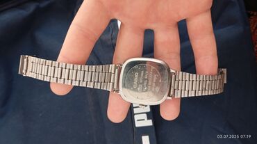 рюкзак для фотоаппарата: Классические часы часы, Casio, Латунь, Япония, Водонепроницаемые, Оригинал, Мужские, Б/у
