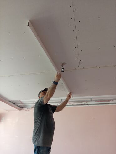 Tavan işləri: Bütün növ alcipan işləri görülür tv stent, figurlu tavan, düz tavan — 12