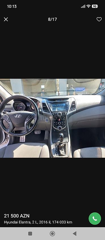 teker corabı: Hyundai Elantra: 2 l | 2016 il Sedan — 8