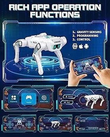 Ostale igračke: Robot pas Мултифункционални електрични RC механички пас, интелигентни — 3