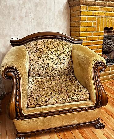 İşlənmiş, Kreslo, Parça, Kredit yoxdur, Çatdırılma yoxdur