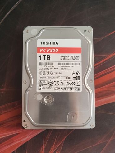 оперативная память 32 гб: Маалымат алып жүрүүчү, Колдонулган, Toshiba, HDD, 1 ТБ, 3.5", ПК үчүн