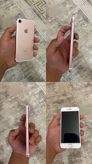 Apple iPhone: IPhone 7, 128 GB, Rose Gold, Barmaq izi