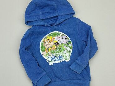 sweterek niebieski: Bluza, 4-5 lat, 104-110 cm, stan - Dobry