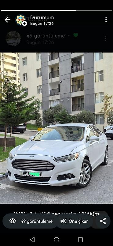 ford cip: Ford Fusion: 1.6 l | 2013 il 185000 km Sedan — 1