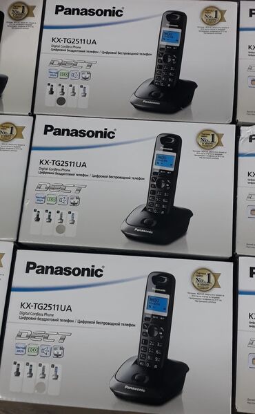 Фены-расчески: Стационарный телефон Panasonic, Беспроводной, Новый, Бесплатная доставка, Платная доставка, Доставка в районы