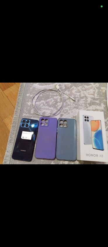 Redmi: Honor X8, rəng - Göy, Barmaq izi