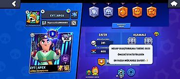 dayə axtariram: Brawl Stars oyunu üçün hesab - Kupa: 11,312 - Savaşçılar: 71/104 - — 4