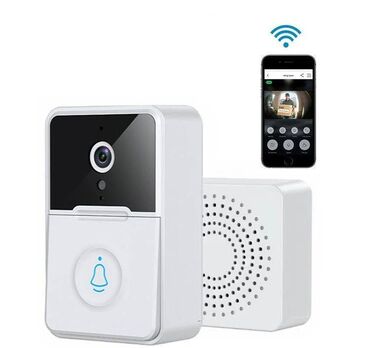 Видеонаблюдение: Домашний Беспроводной Wi-Fi Видео Звонок Smart Doorbell X3 Бесплатная