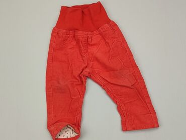 czerwona satynowa sukienka: Baby material trousers, 3-6 months, 62-68 cm, Lupilu, condition - Good